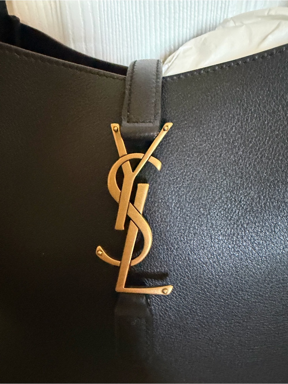 Saint Laurent Black Le A 5 7 Supple Hobo Small With Zoomoni Organizer - BNIB - Picture 12 of 16